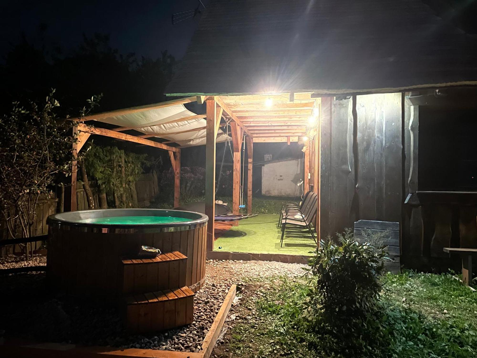 Dom Z Sauna - Lugiele Dzierwiany Kültér fotó