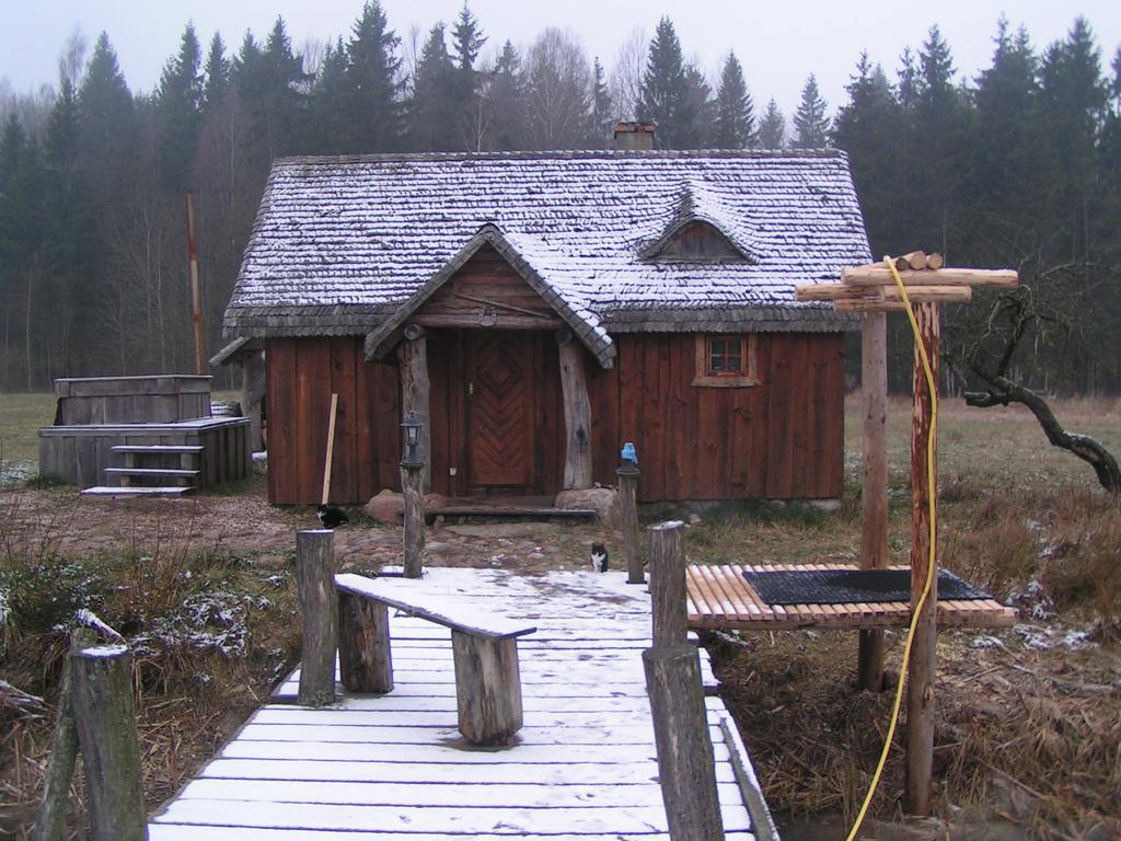 Dom Z Sauna - Lugiele Dzierwiany Kültér fotó